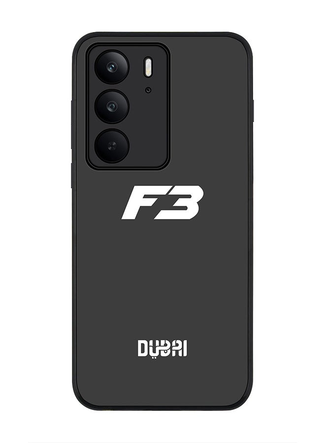 Stylizedd غطاء لجهاز Realme C75x / C75 4G، حماية كاميرا رفيعة، غطاء هاتف مضاد للصدمات - رمادي فاز3 دبي - Image 1